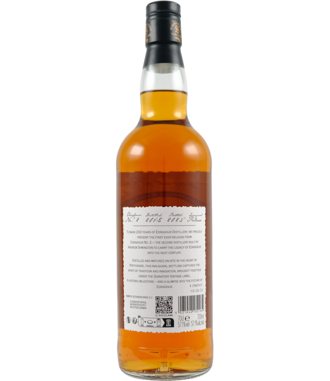 Edradour Edradour No. 2 - 07-year-old Signatory Vintage - Inaugural Release