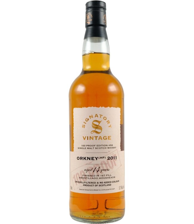 Orkney (HP) 2011 Signatory Vintage - 100 Proof #58