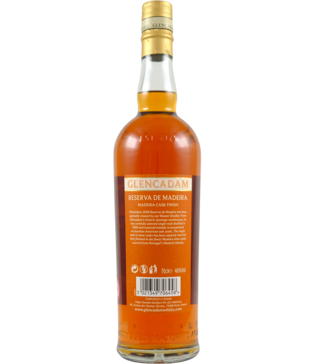 Glencadam Glencadam 2008 - Reserva de Madeira