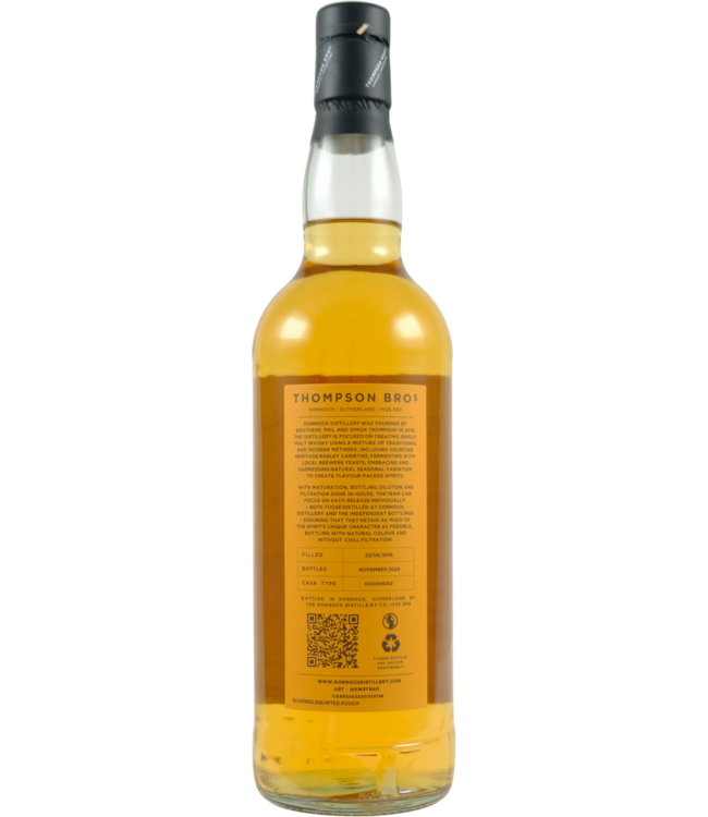 Blended Malt Scotch Whisky 2016 Thompson Brothers
