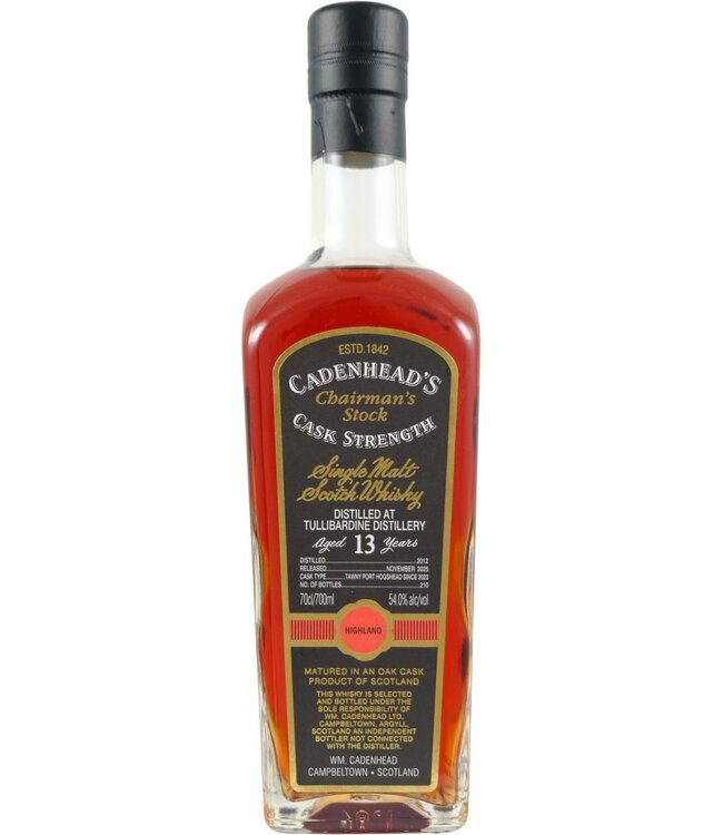 Tullibardine Tullibardine 2012 Cadenhead's
