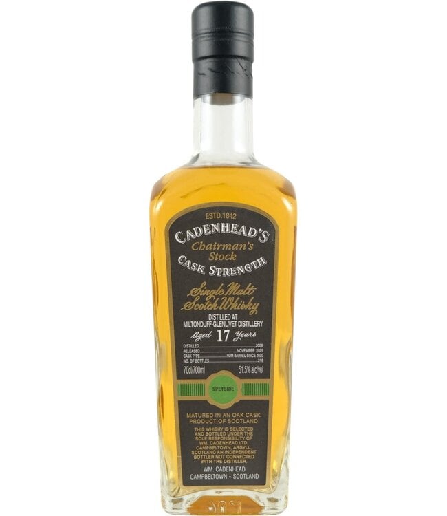 Miltonduff Miltonduff 2008 CA Cadenhead's