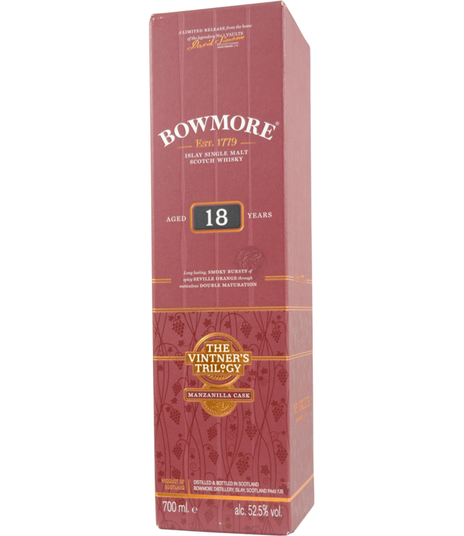 Bowmore Bowmore 18-year-old The Vintner's Trilogy - Manzanilla Cask