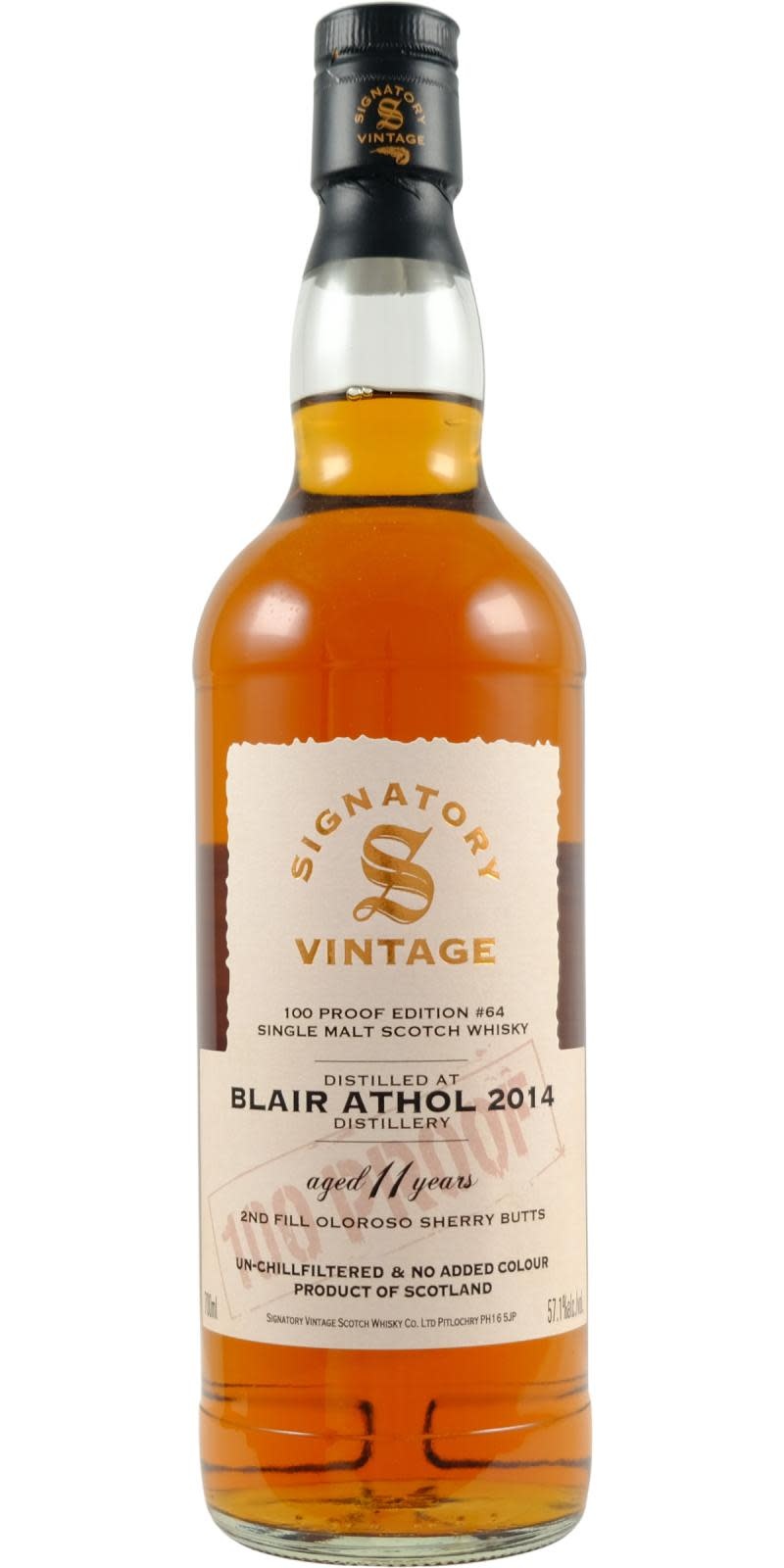 Blair Athol 2014 SV Signatory Vintage - buy online | Whiskybase Shop
