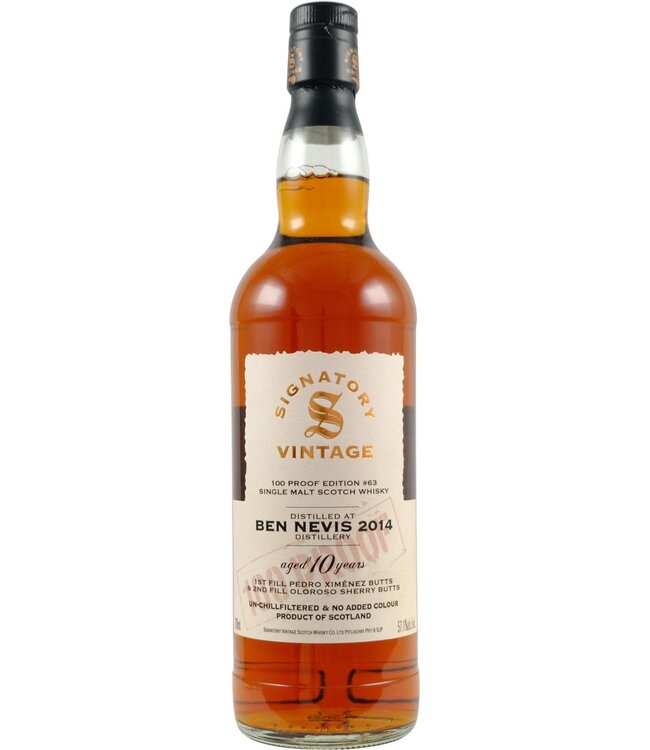 Ben Nevis Ben Nevis 2014 Signatory Vintage - 100 Proof #63