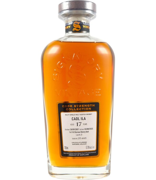 Caol Ila Caol Ila 2007 Signatory Vintage - Cask #3