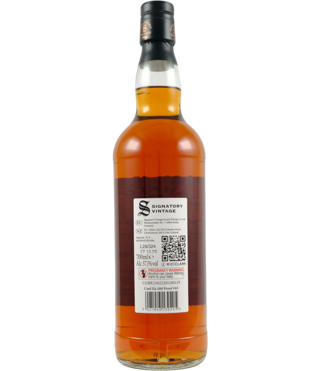 Caol Ila Caol Ila 2013 Signatory Vintage - 100 Proof #65
