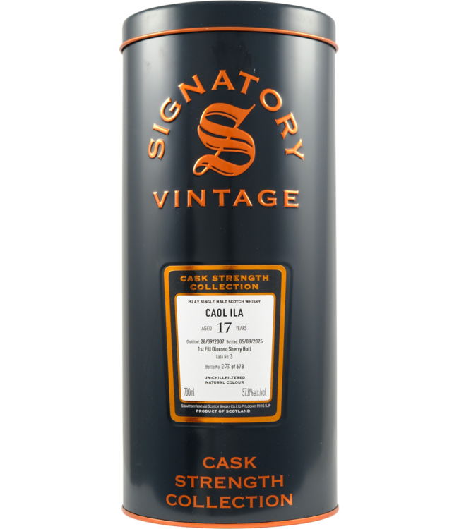 Caol Ila Caol Ila 2007 Signatory Vintage - Cask #3