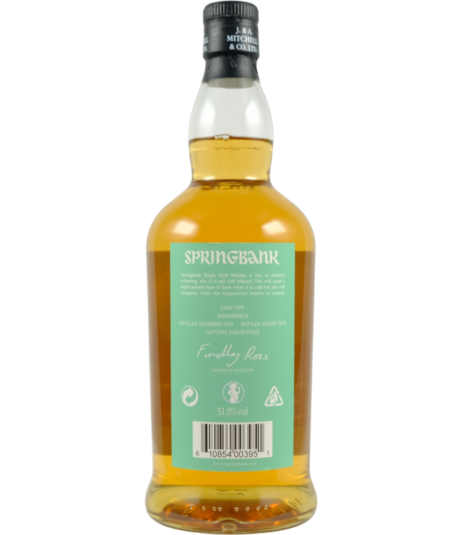 Springbank Springbank 15-year-old Rum Wood 2019
