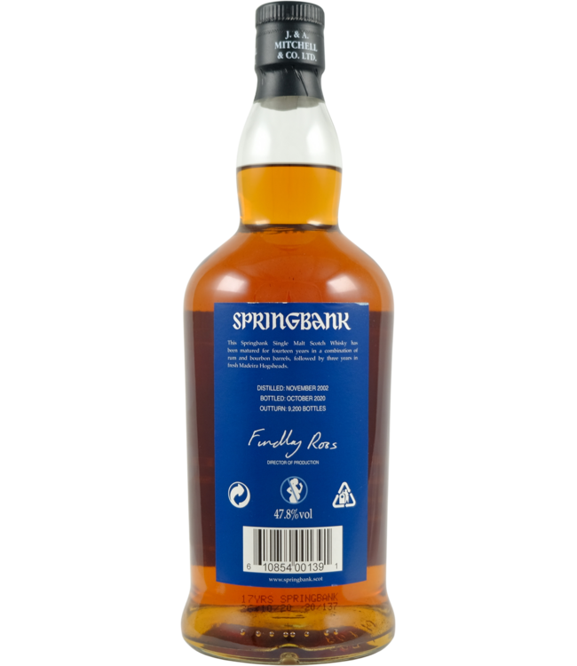 Springbank Springbank 17-year-old Madeira