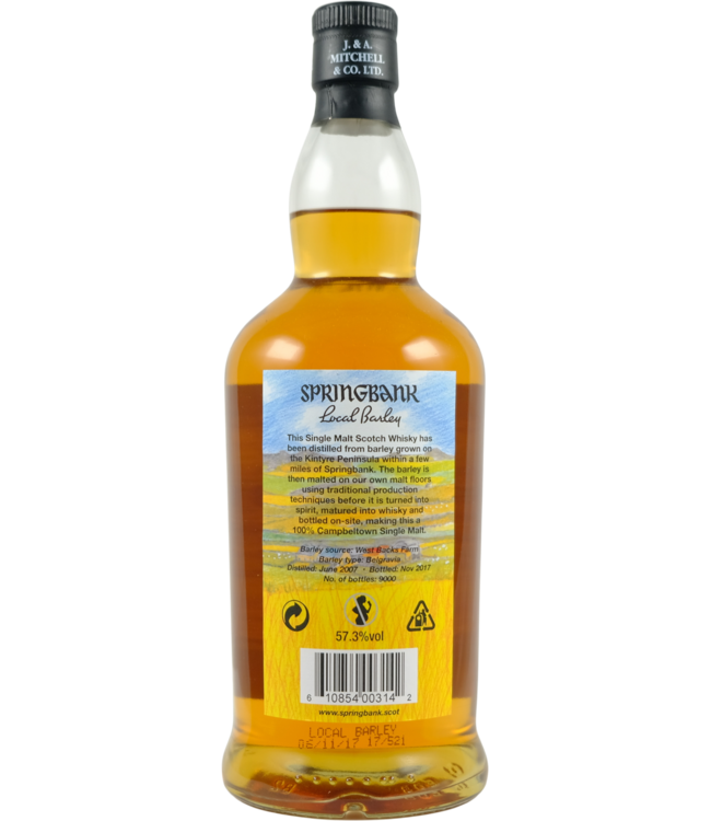 Springbank Springbank 10-year-old Local Barley - 17/521