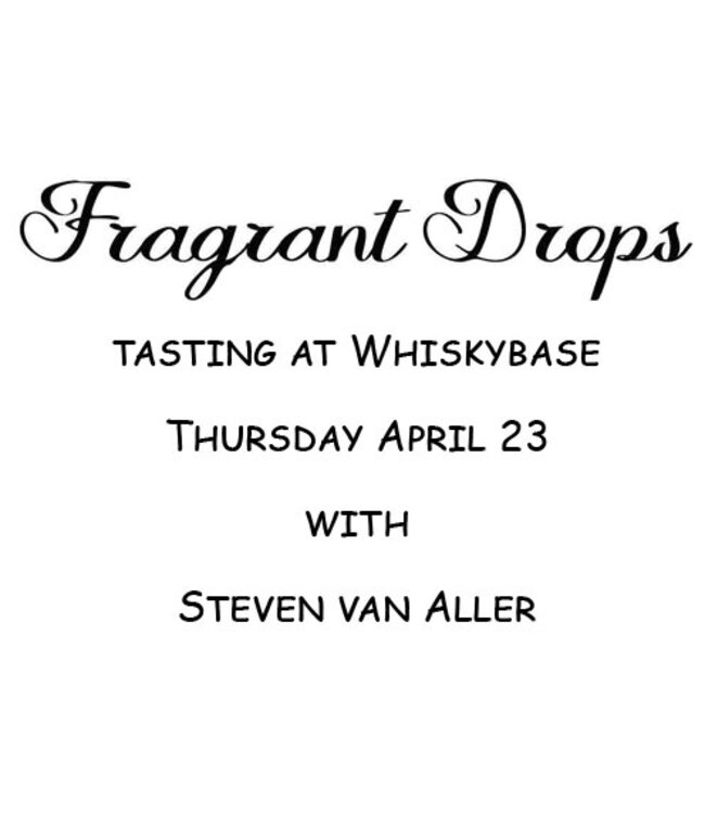 Fragrant Drops  proeverij op donderdag 23 april