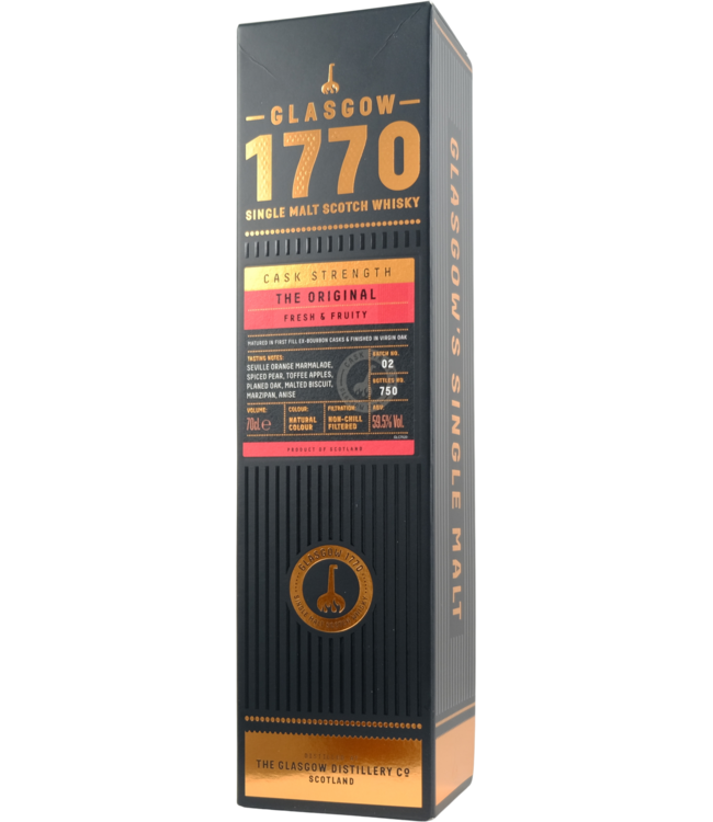 Glasgow Distillery 1770 Glasgow The Original - Cask Strength - Batch no. 2