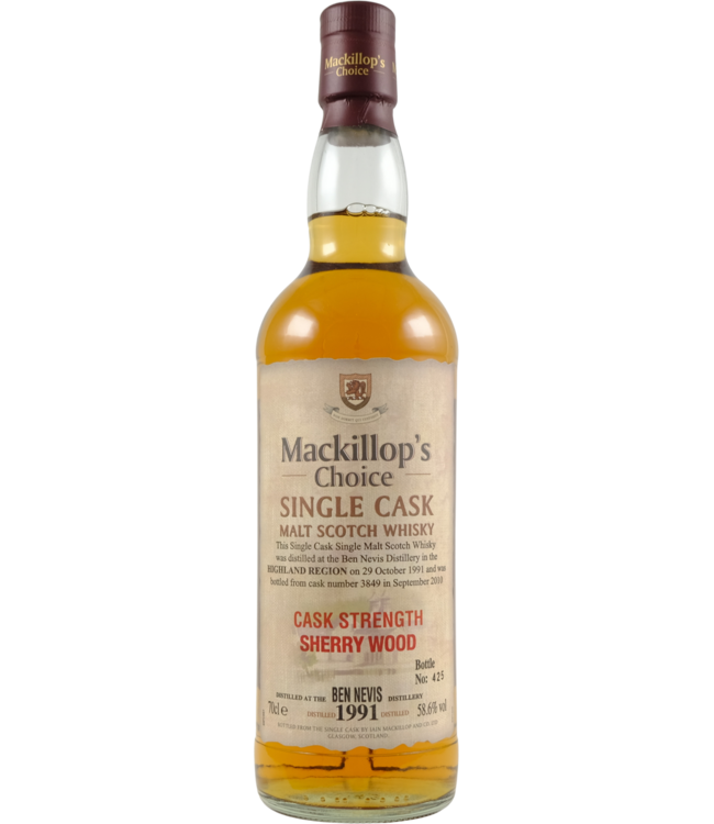 Ben Nevis Ben Nevis 1991 McC Mackillop's Choice