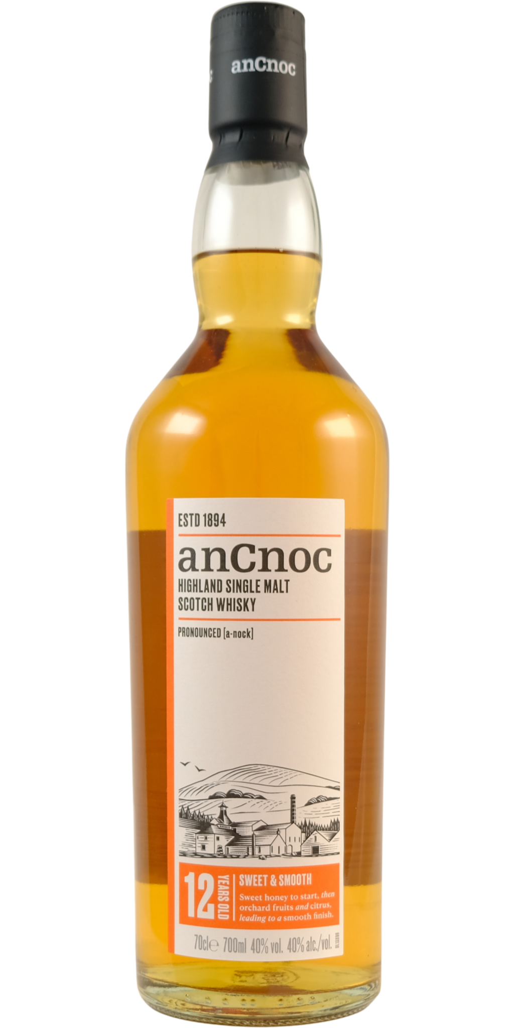 アンノック AN CNOCオールドボトル 40% 70cl An Cnoc 12-year-old - Whiskybase Shop - buy online | Whiskybase Shop