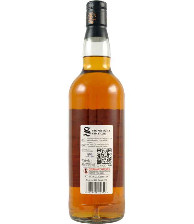 Caol Ila Caol Ila 2012 Signatory Vintage - 100 Proof #70