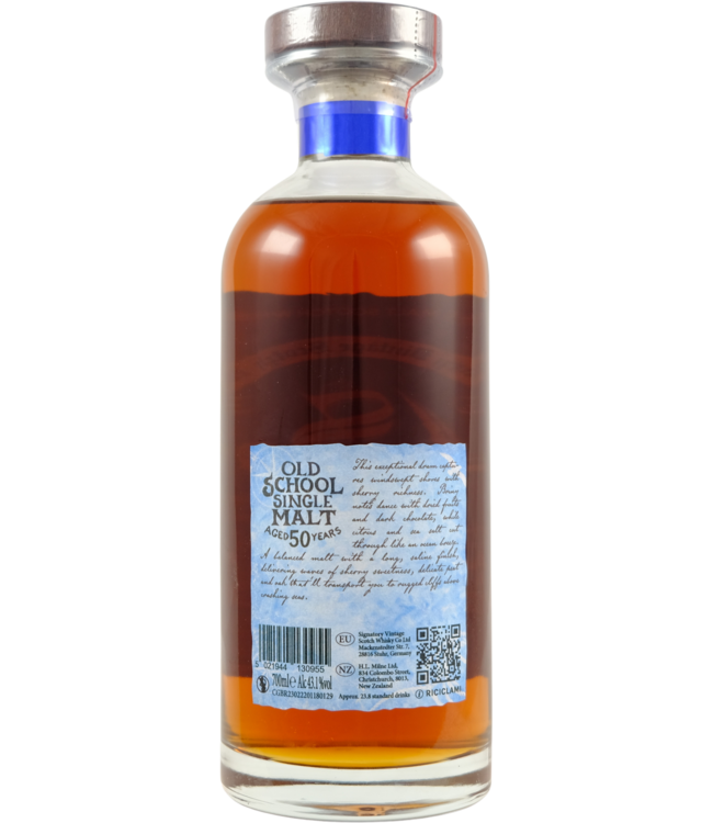 Single Malt Scotch Whisky 50-year-old Signatory Vintage