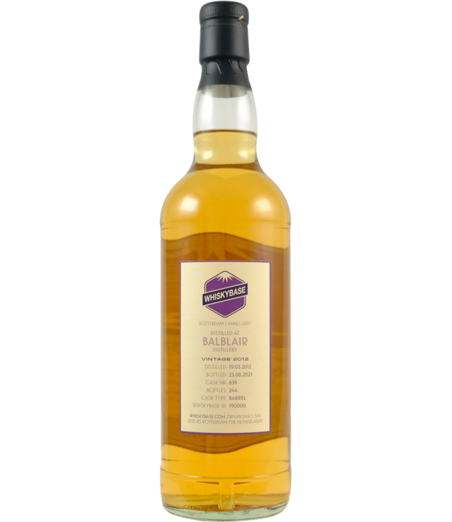 Balblair Balblair 2012 Whiskybase