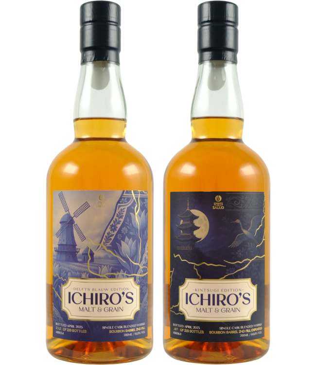 Ichiro's Spirits of Salud - Delfts Blauw X Kintsugi - 2x700ml