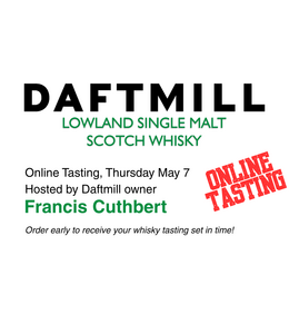 Online Daftmill proeverij op 7 mei