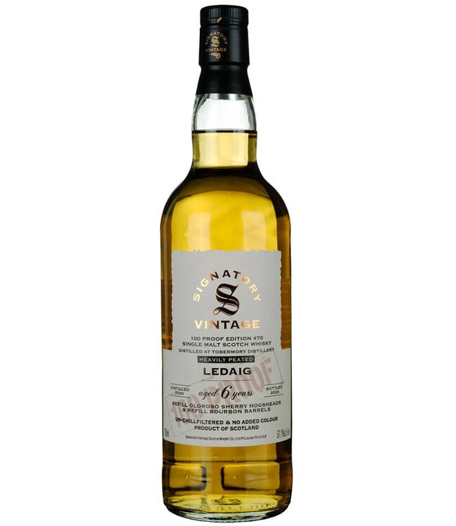 Ledaig Ledaig 2020 Signatory Vintage - 100 Proof #76