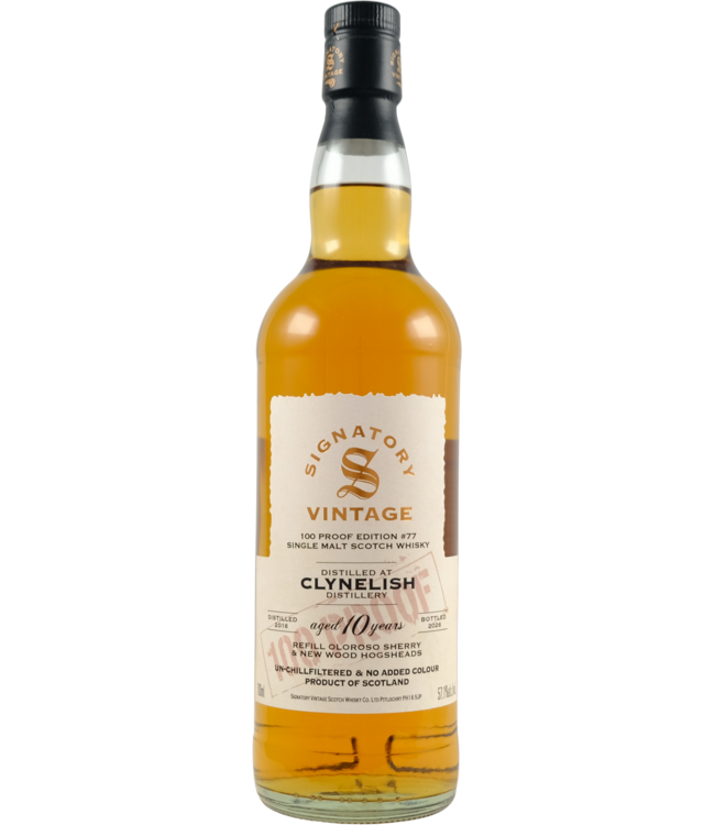 Clynelish Clynelish 2016 Signatory Vintage - 100 Proof #77
