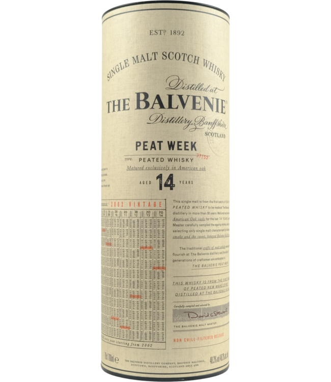 Balvenie Balvenie 2002 Peat Week
