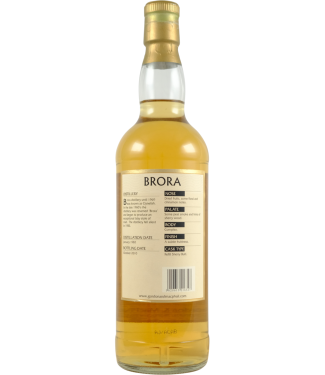 Brora Brora 1982 Gordon & MacPhail - No Box