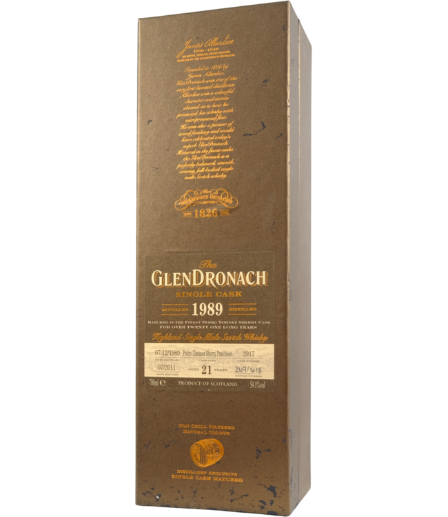 Glendronach Glendronach 1989 - Cask 2917 - Damaged Box