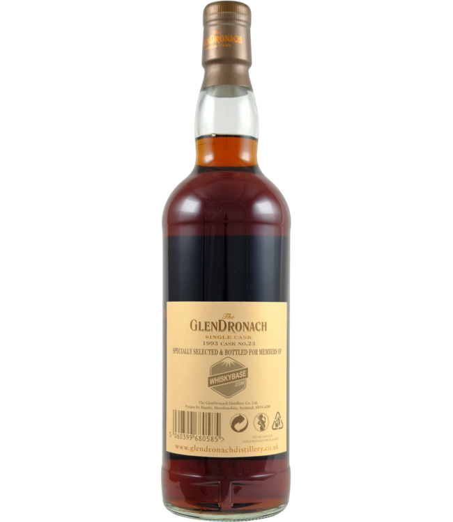 Glendronach Glendronach 1993 - Bottled for Whiskybase.com