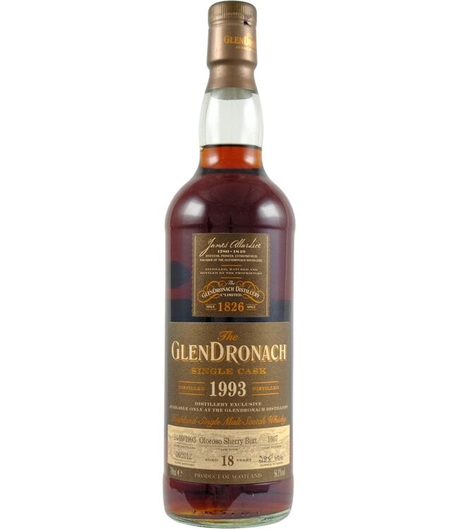 Glendronach Glendronach 1993 - Cask 1607 - Damaged Box
