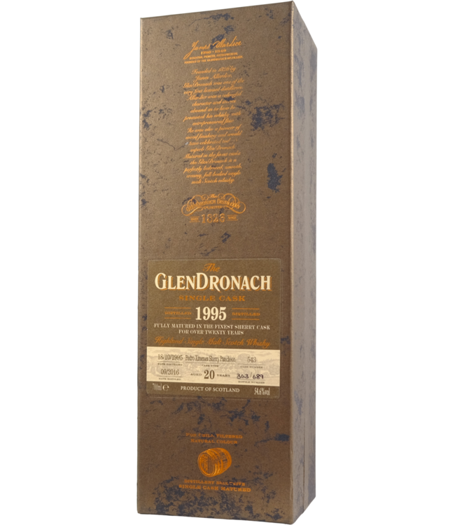 Glendronach Glendronach 1995 - Cask 543 - Damaged Box