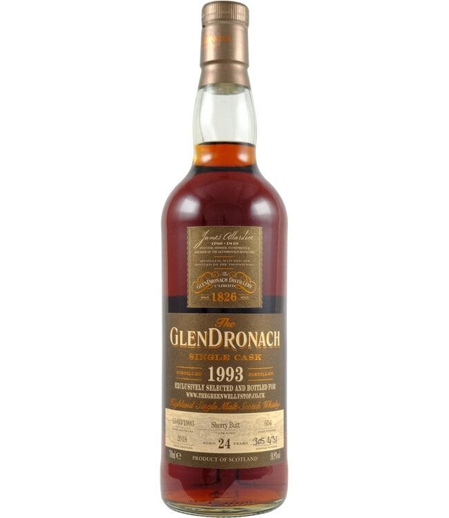 Glendronach Glendronach 1993 - Cask 654