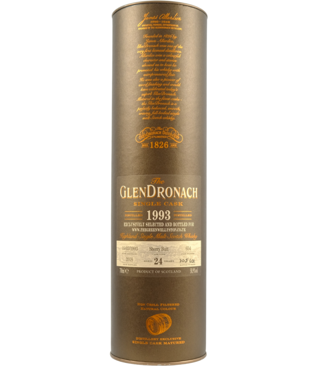 Glendronach Glendronach 1993 - Cask 654