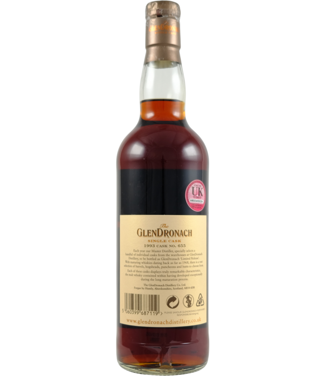 Glendronach Glendronach 1993 - Cask 655