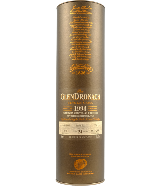 Glendronach Glendronach 1993 - Cask 655
