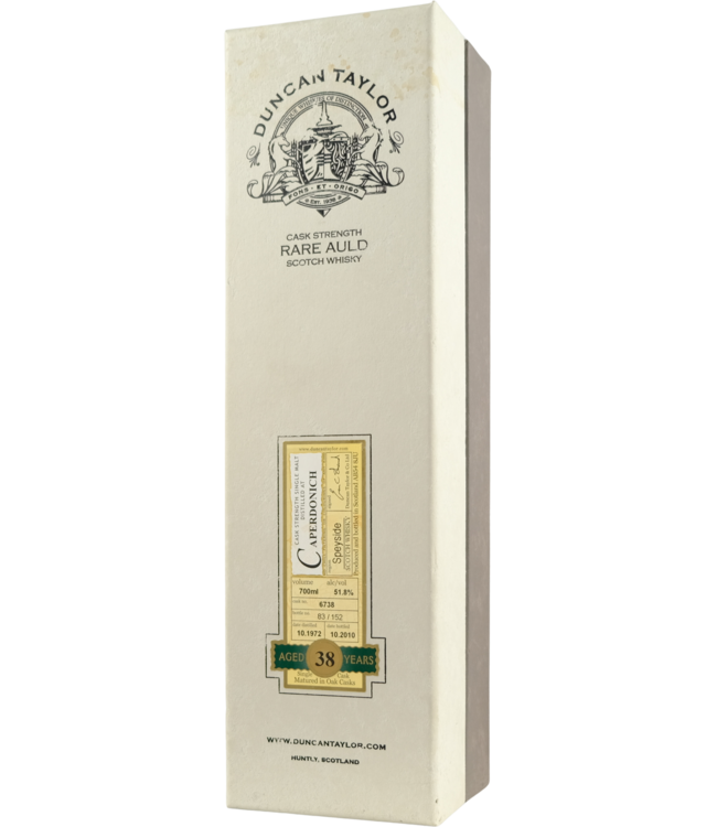 Caperdonich Caperdonich 1972 Duncan Taylor - Cask 6738 - Light Damage to Box