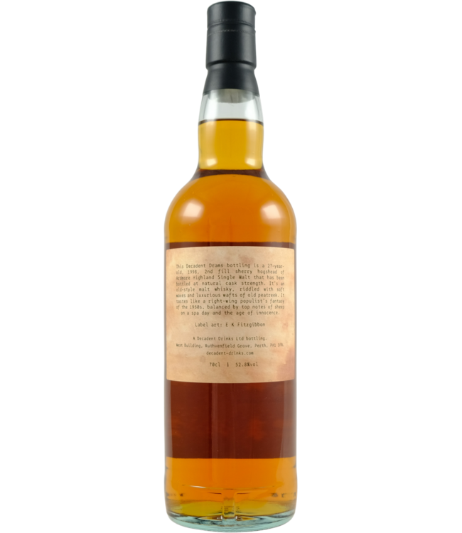 Ardmore Ardmore 1998 DeR Decadent Drinks