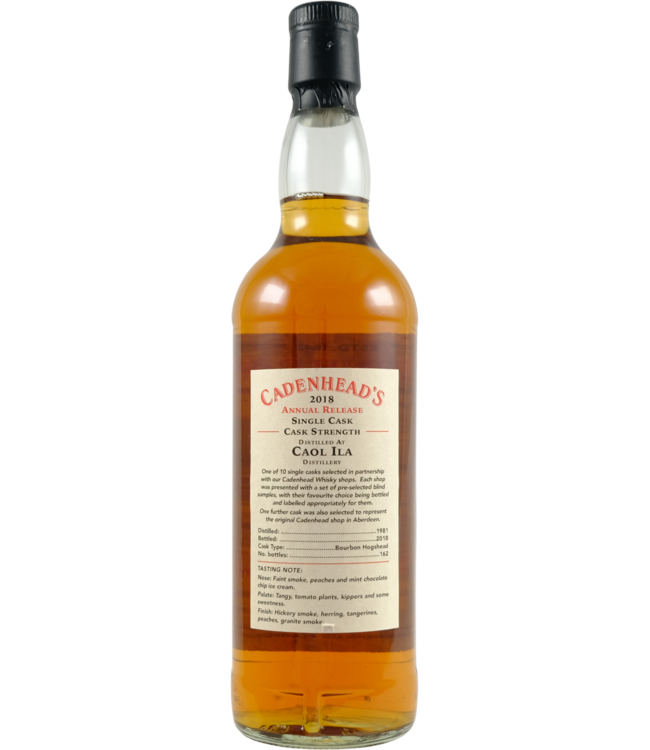 Caol Ila Caol Ila 1981 Cadenhead's