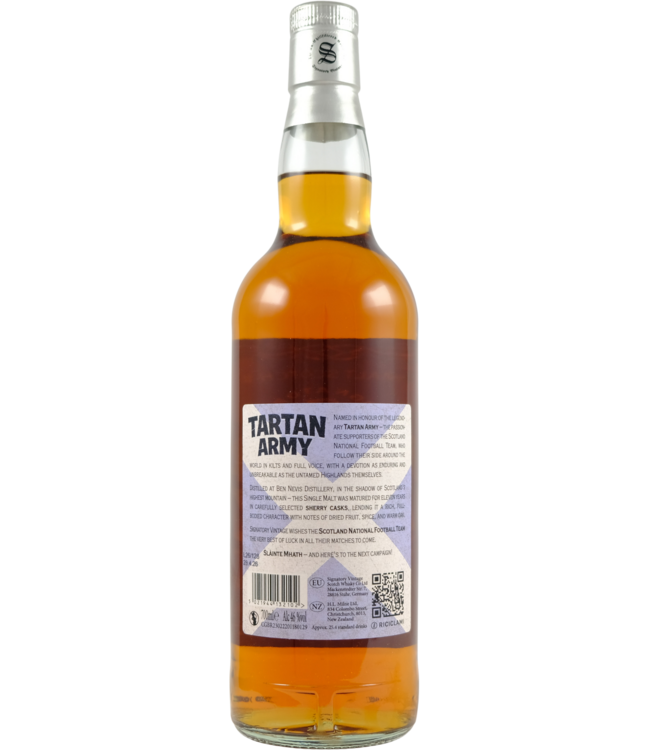 Ben Nevis Ben Nevis 11-year-old Signatory Vintage - Tartan Army