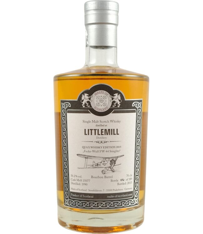 Littlemill Littlemill 1990 Malts of Scotland - Quax Edition 2015