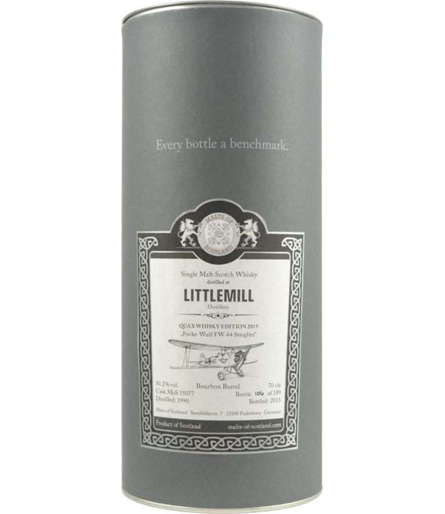 Littlemill Littlemill 1990 Malts of Scotland - Quax Edition 2015