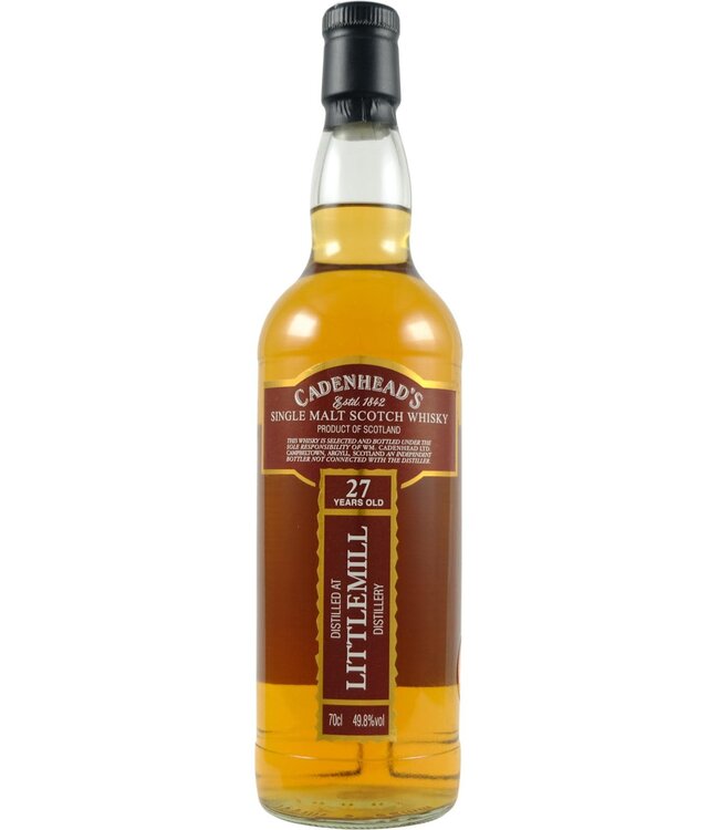 Littlemill Littlemill 1992 Cadenhead's - 49.8%
