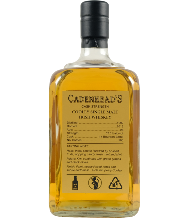 Cooley Cooley 1992 Cadenhead - 52.3%