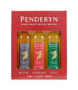 Penderyn Red Dragon  Pack 3 x 20 cl