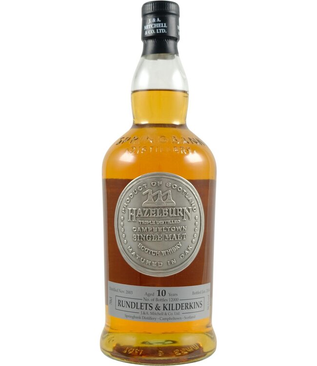 Hazelburn Hazelburn 2003 - Rundlets & Kilderkins