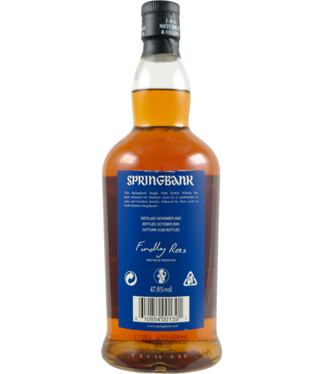 Springbank Springbank 17-year-old Madeira