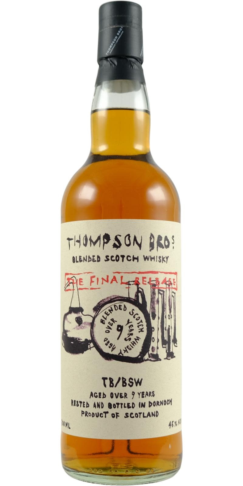 Blended Scotch Whisky 09-year-old Thompson Bros - TB/BSW - buy