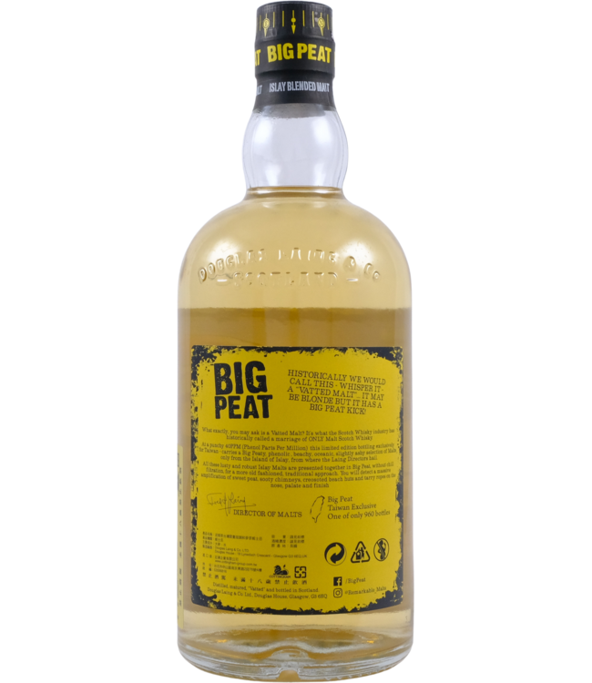 Big Peat Big Peat Hualien Taroko Taiwan Exclusive 49,1% - Douglas Laing
