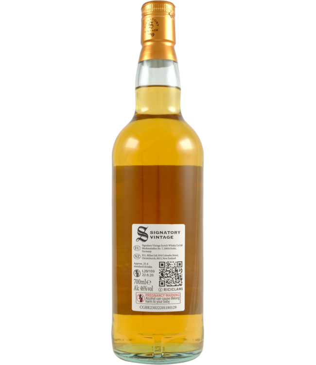 Benriach BenRiach 2015 Signatory Vintage - Oloroso Finish